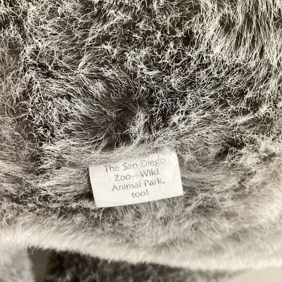 Vintage San Diego Zoo Koala Bear Plush Stuffed Animal Grey Realistic 14” - Picture 4 of 7